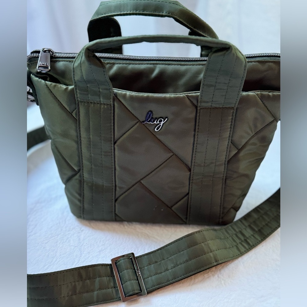 Lug Green Crossbody Bag